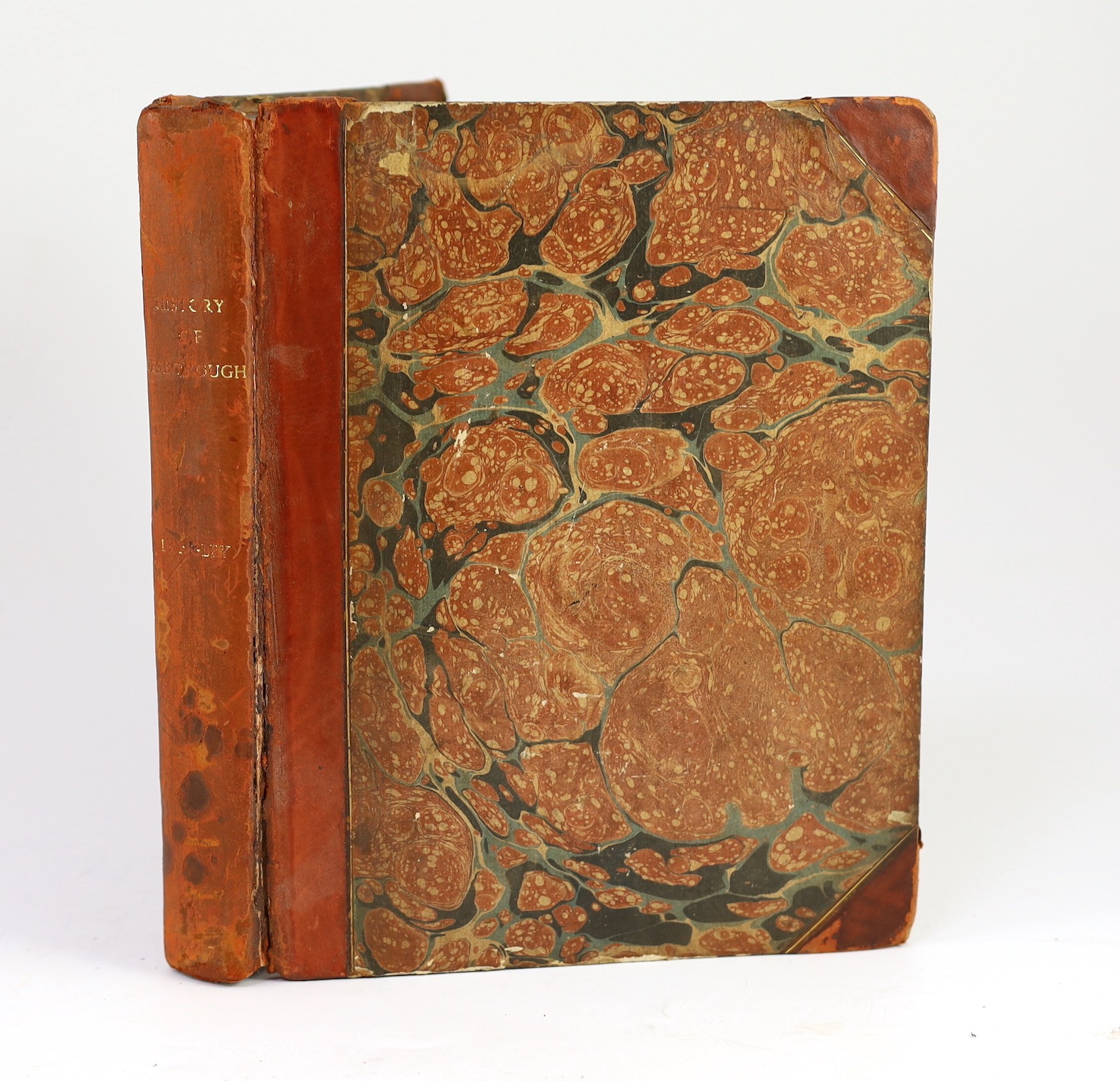BUCKINGHAMSHIRE - Langley, Thomas - The History and Antiquities of the Hundred of Desborough and Deanery of Wycombe, in Buckinghamshire, 4to, original half calf, with map, 3 plates and 2 tables, all folding, London, 1797